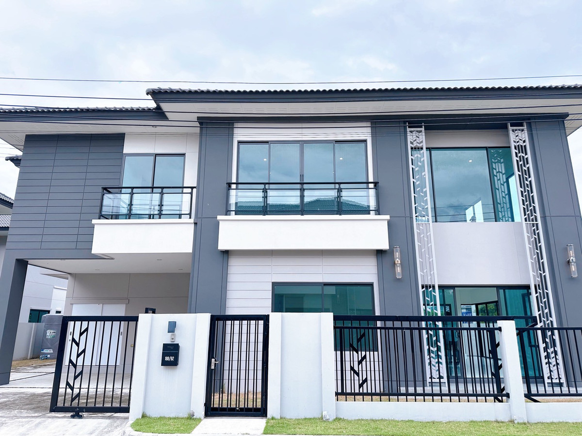 ขายบ้านพระราม 5 ราชพฤกษ์ บางกรวย : หมู่บ้านชีวารมย์ นครอินทร์ บ้านใหม่ มือหนึ่งยังไม่เคยเข้าอยู่ หลังหัวมุม