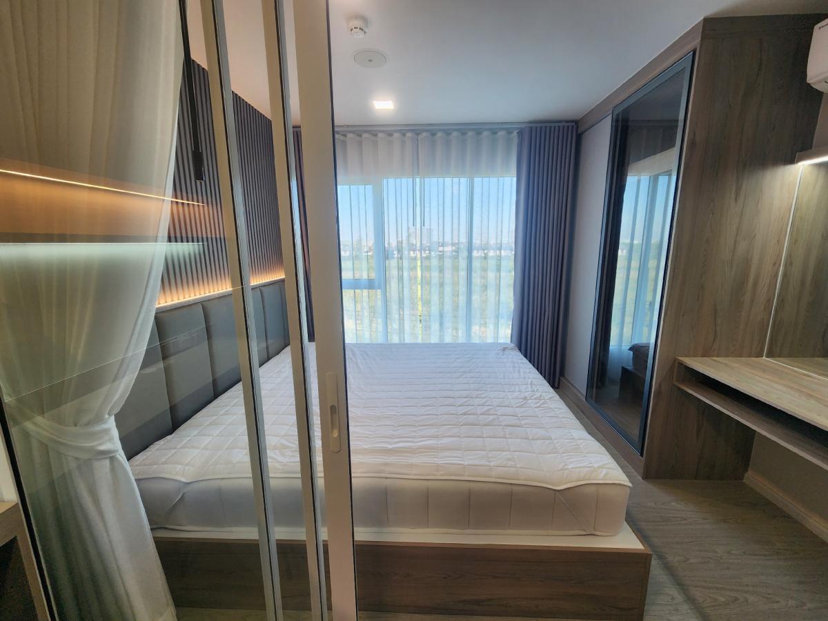 For RentCondoPathum Thani,Rangsit, Thammasat : 💎For rent Kave Island, separate kitchen, 14,000/month, corner room, Building F, 5th floor, area 29 sq m., built-in + decorative lights.