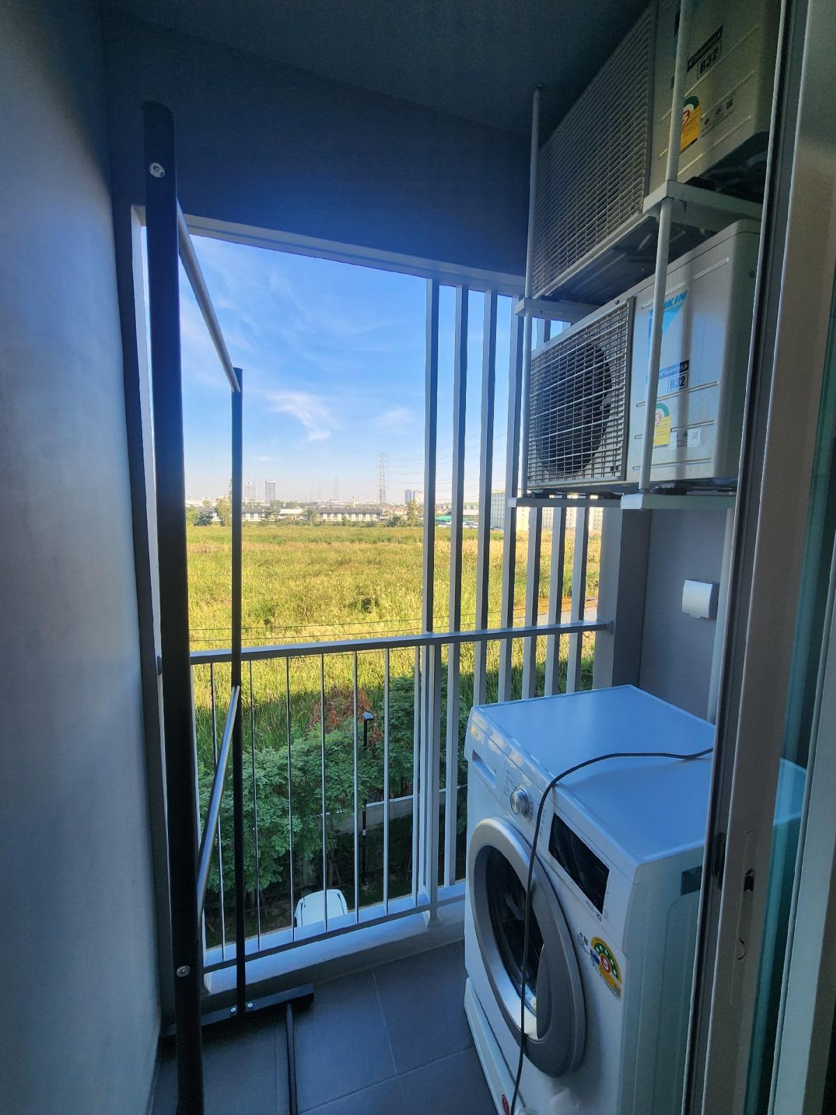 For RentCondoPathum Thani,Rangsit, Thammasat : 💎For rent Kave Island, separate kitchen, 14,000/month, corner room, Building F, 5th floor, area 29 sq m., built-in + decorative lights.