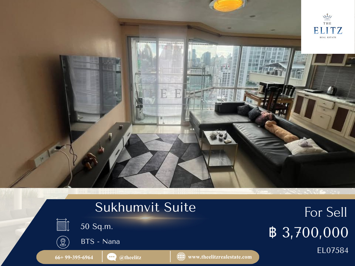 For SaleCondoNana, North Nana,Sukhumvit13, Soi Nana : ✨ The Best Deal in Nana, special price Sukhumvit Suite, beautiful room, good price 'below the market' Cant find it anymore 🎉