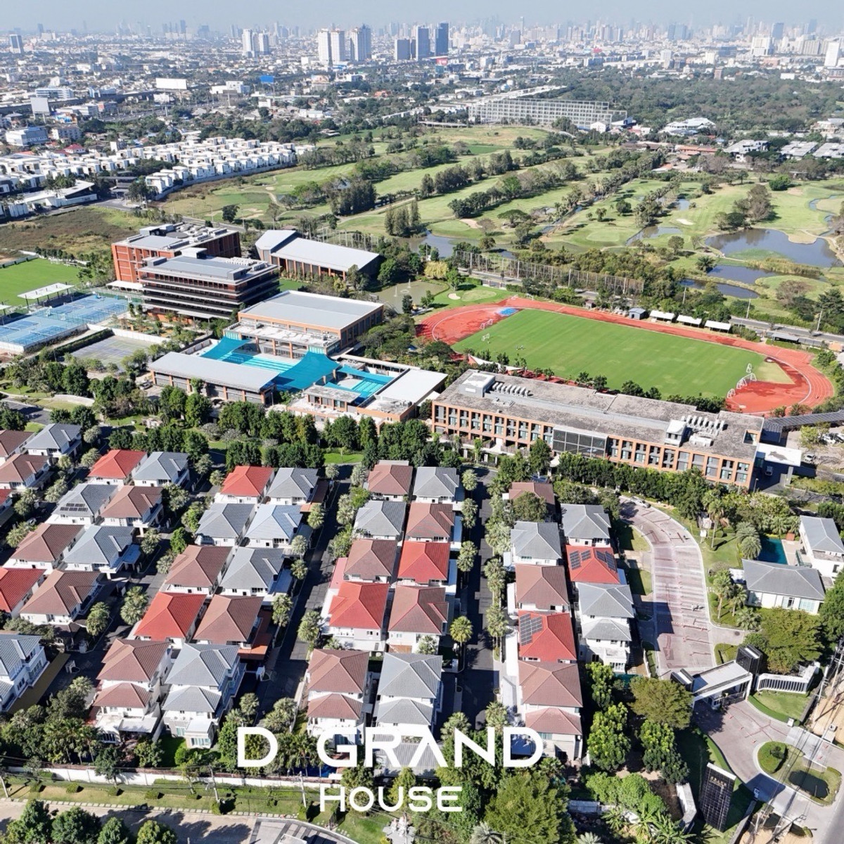 HousePattanakan, Srinakarin : 3-storey luxury detached house, Grand Bangkok Boulevard project, Rama 9 - Srinakarin (Krungthep Kreetha) 🏡 next to Wellington College international school, near the golf course.