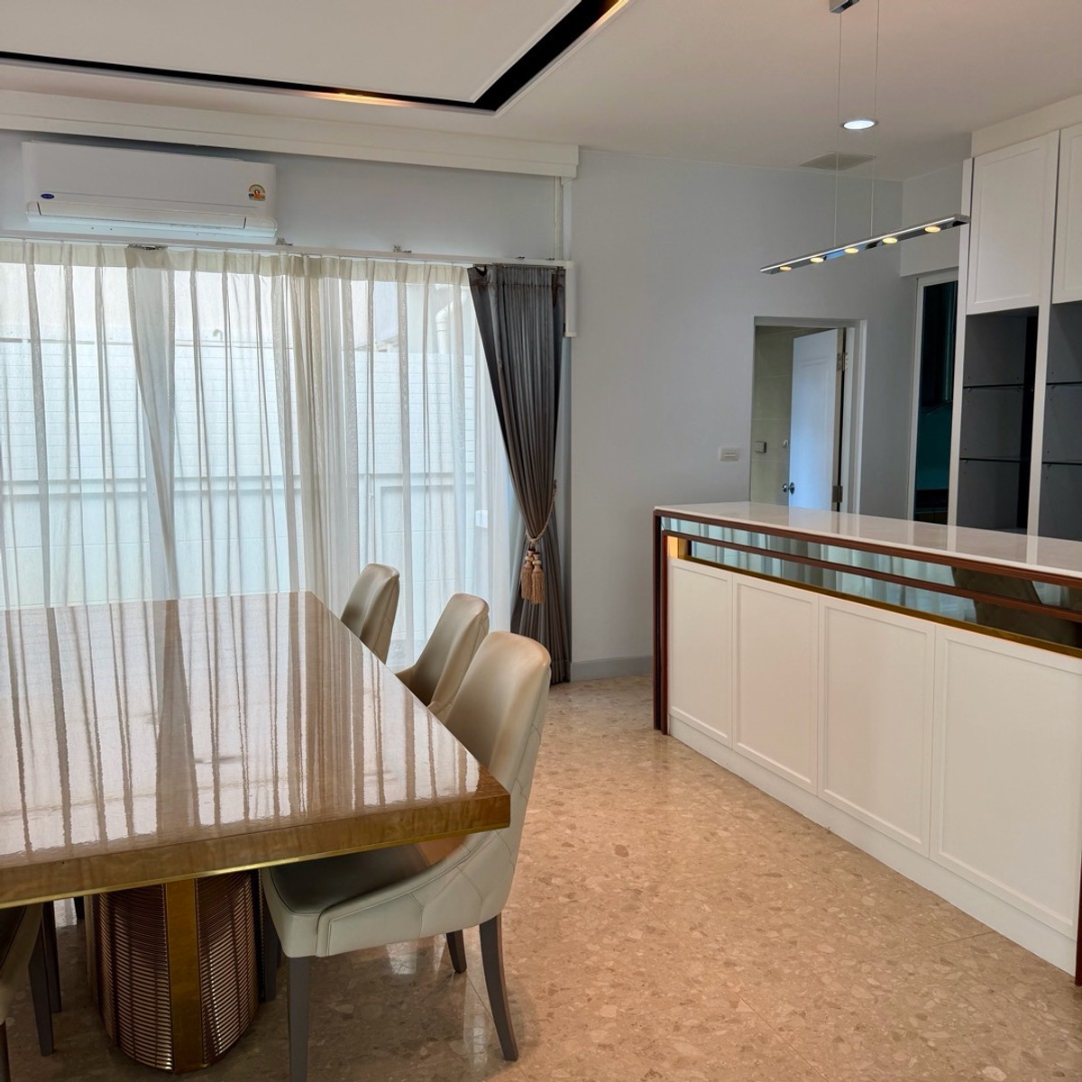 HousePattanakan, Srinakarin : 3-storey luxury detached house, Grand Bangkok Boulevard project, Rama 9 - Srinakarin (Krungthep Kreetha) 🏡 next to Wellington College international school, near the golf course.