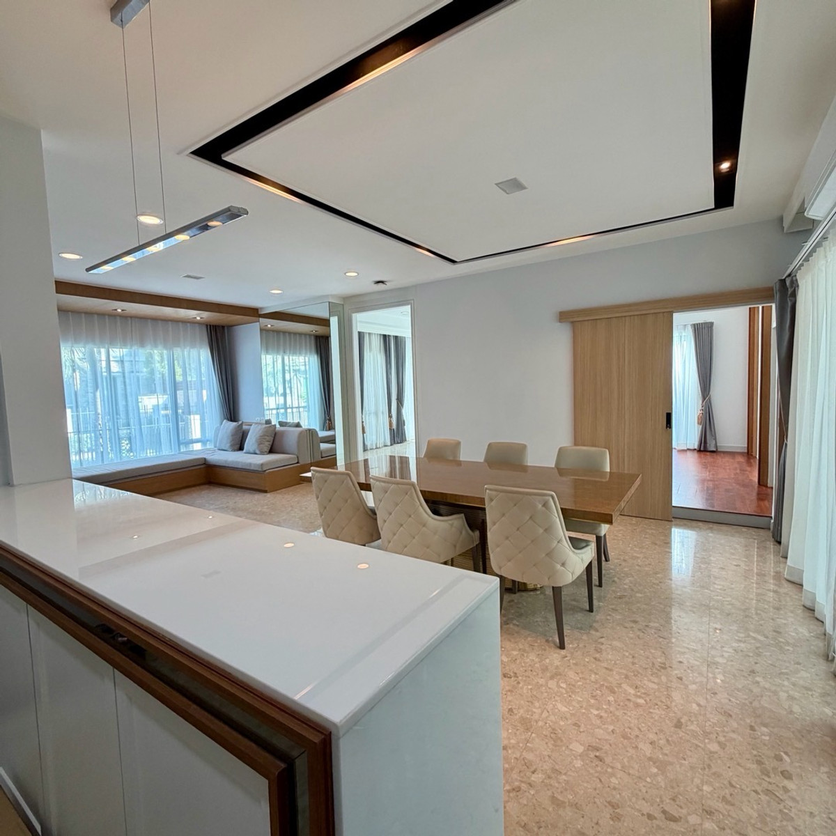 HousePattanakan, Srinakarin : 3-storey luxury detached house, Grand Bangkok Boulevard project, Rama 9 - Srinakarin (Krungthep Kreetha) 🏡 next to Wellington College international school, near the golf course.