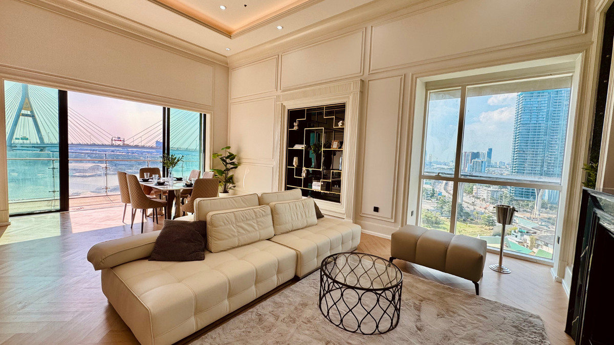 For SaleCondoRama3 (Riverside),Satupadit : For Sale | One-of-a-Kind Combined Unit at The Pano Rama 3 Price: THB 22.5 Million