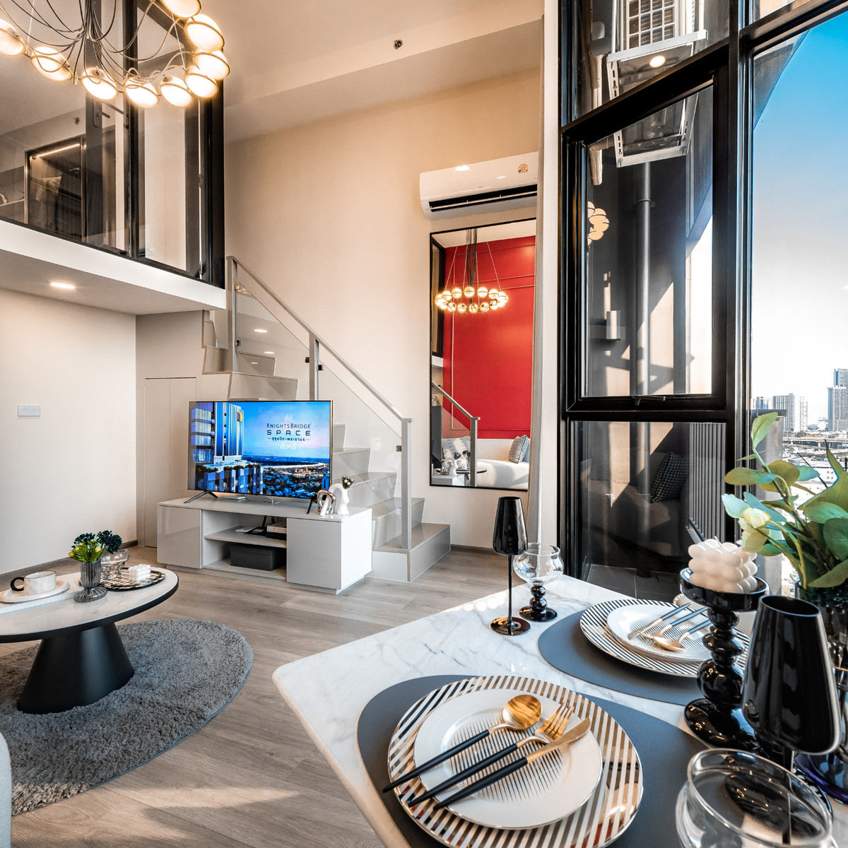 ขายคอนโดอ่อนนุช อุดมสุข : ลดแรง ก่อนสิ้นปี! knightsbridge space สุขุมวิท-พระราม4