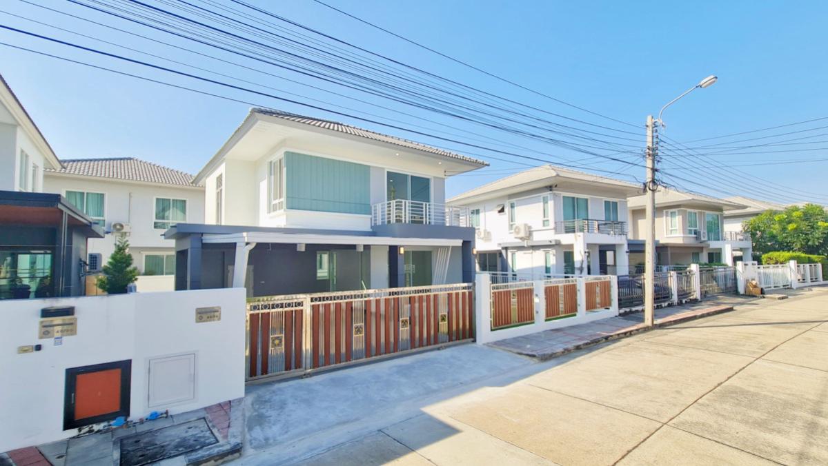 For SaleHouseNonthaburi, Bang Yai, Bangbuathong : For Sale House , Sammakorn Chaiyaphruek-Wongwaen , newly renovated , Lam Pho , Bang Bua Thong , Nonthaburi , CX-140560