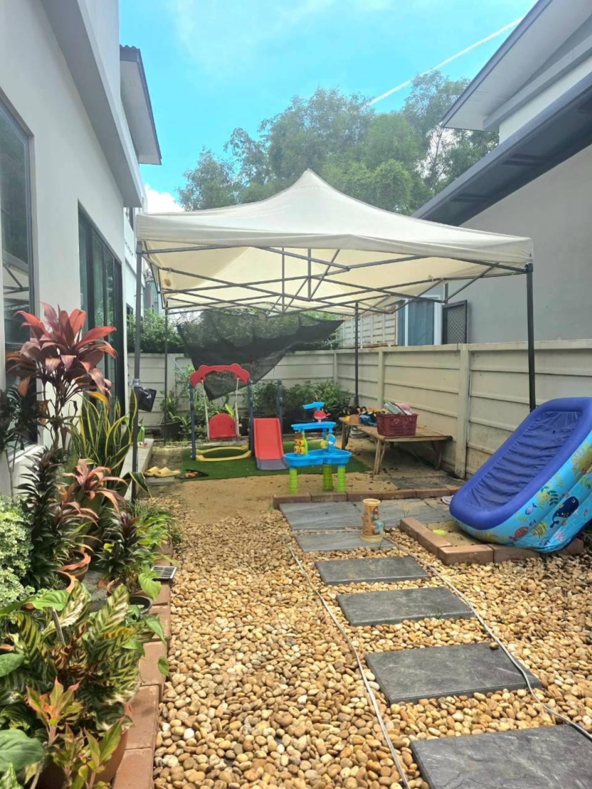 For SaleHousePathum Thani,Rangsit, Thammasat : For Sale House , ECO HAUS Ramintra - Lamlukka , Bueng Kham Phoi , Lam Luk Ka , Pathum Thani , CX-140111