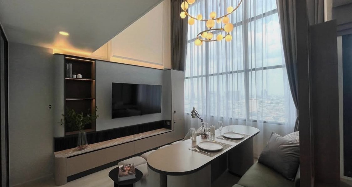 For SaleCondoSathorn, Narathiwat : Urgent Sale 🔥 Knightsbridge Prime Sathorn 🔥 Duplex unit, fully furnished and equipped with appliances, near BTS Chong Nonsi.