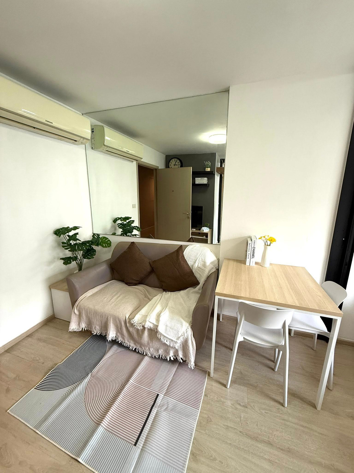 For RentCondoOnnut, Udomsuk : P-2903 Special partition room, front building, near the entrance and exit, ready to move in, Elio del ray, near BTS Punnawithi.