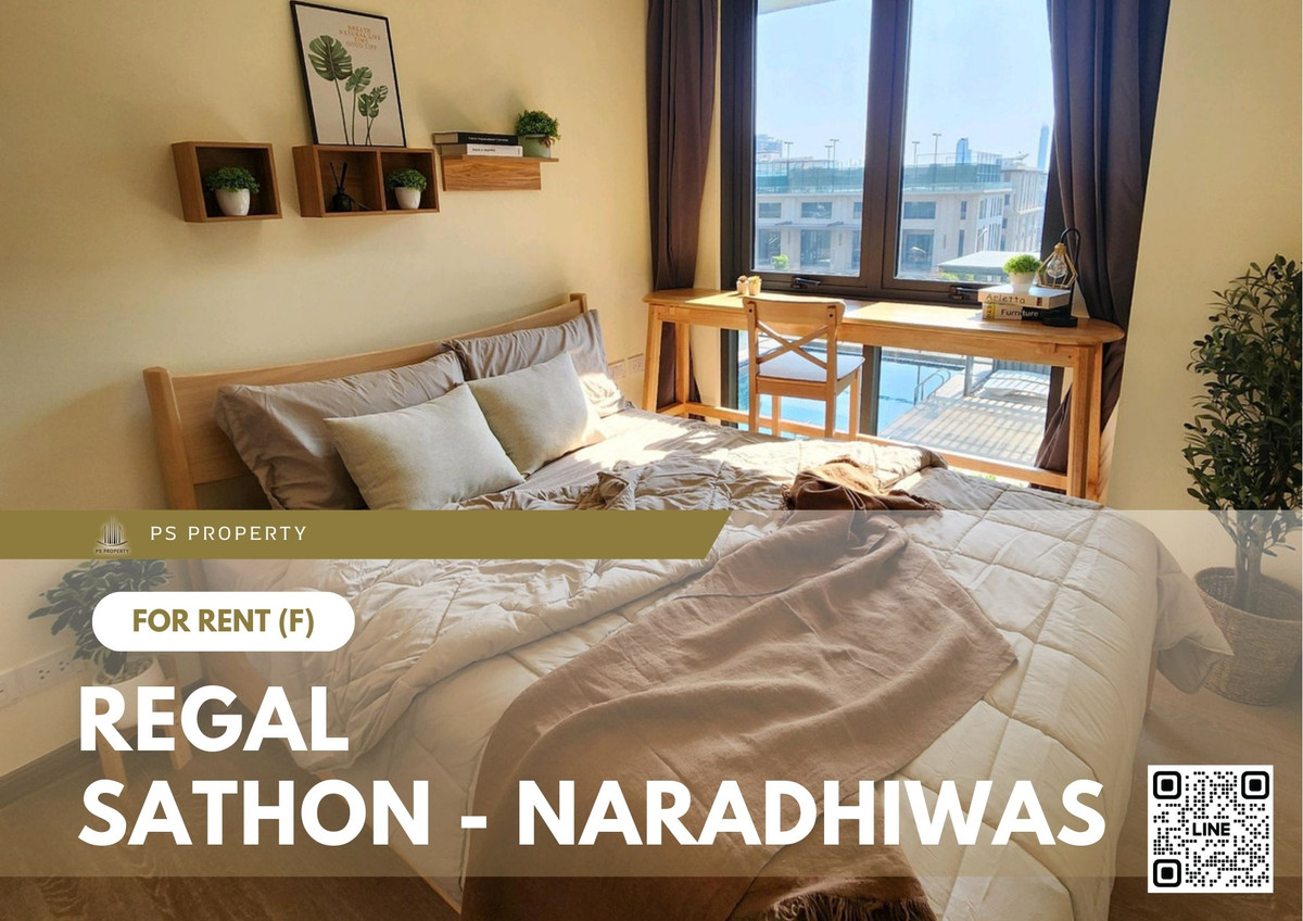 ให้เช่าคอนโดสาทร นราธิวาส : ให้เช่า 📍 Regal Sathon - Naradhiwas 📍 เฟอร์นิเจอร์ และ เครื่องใช้ไฟฟ้าครบ ใกล้ BTS ช่องนนทรี