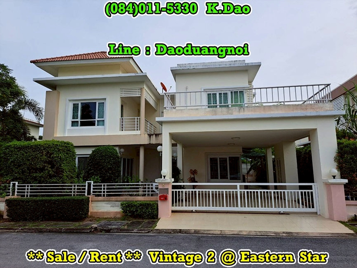 For SaleHouseRayong : #Vintage 2 @Eastern Star Golf Course, Ban Chang *** Sale / Rent ***