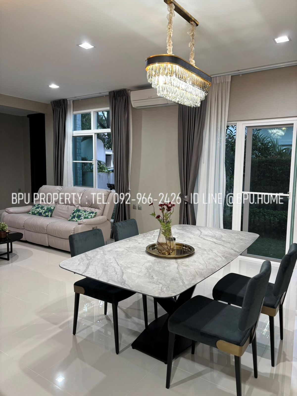 ให้เช่าบ้านบางนา แบริ่ง ลาซาล : ** ให้เช่าบ้านเดี่ยว 4 ห้องนอน ** มัณฑนา 2 บางนา กม.7 ใกล้เมกะบางนา