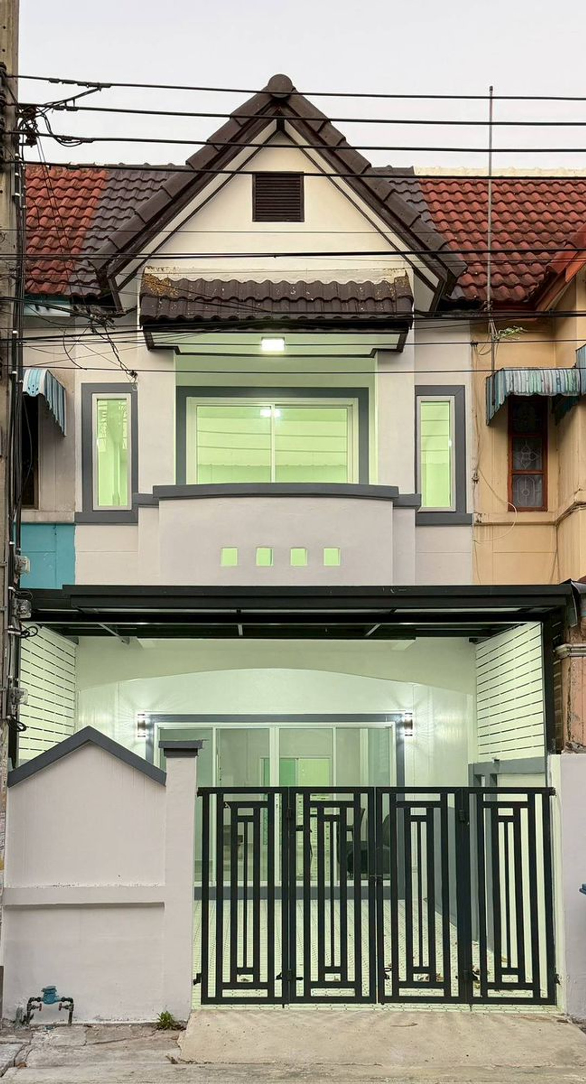 For SaleTownhomeNonthaburi, Bang Yai, Bangbuathong : 2-story townhouse for sale, Sweet Home Park Village, Soi 23, area 16 square meters, 3 bedrooms, Bang Kruai - Sai Noi Road, Bang Bua Thong Subdistrict. Bang Bua Thong District Nonthaburi Province