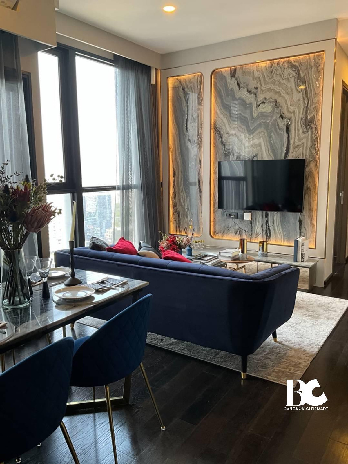 ให้เช่าคอนโดสุขุมวิท อโศก ทองหล่อ : 🔥 2 bedrooms for rent at Park Origin Thonglor 🔥