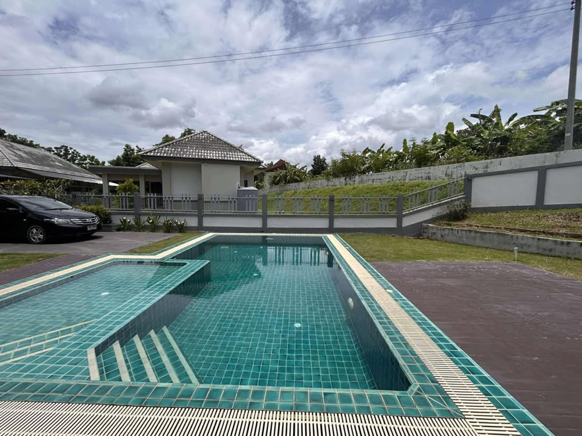 ขายบ้านเชียงราย : 🏡 ขาย / ให้เช่า บ้านพูลวิลล่า ท่าสาย เชียงราย ขนาดที่ดิน 195 ตรว.