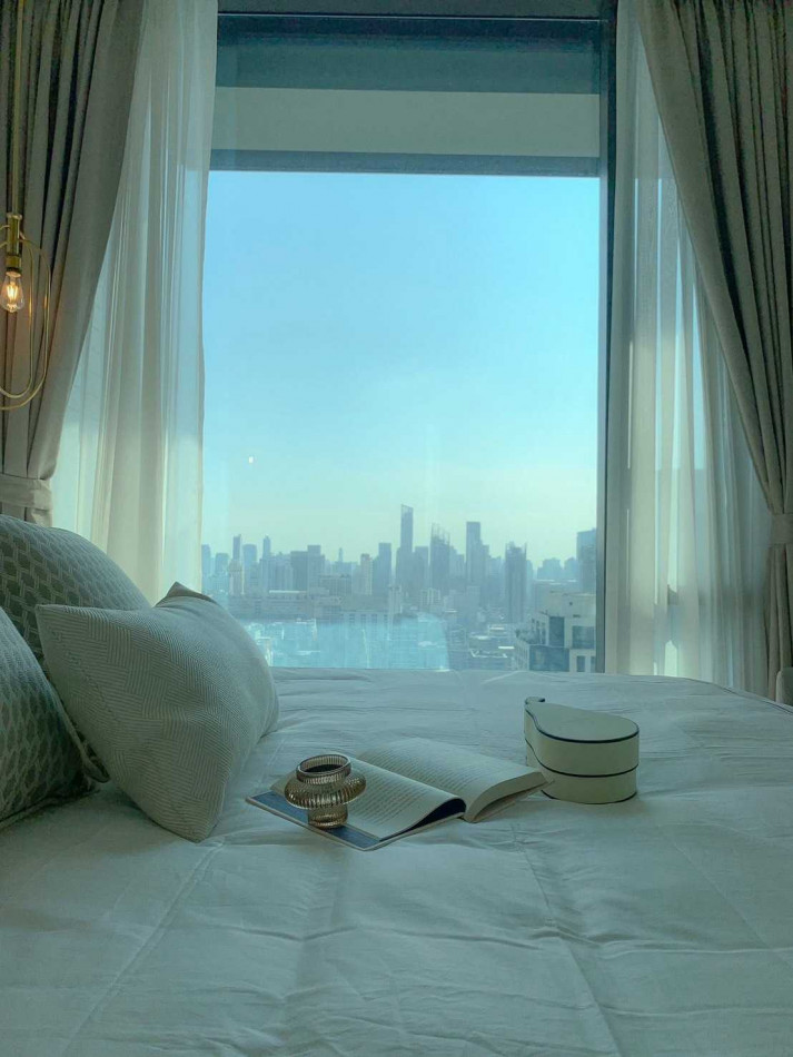 For RentCondoWitthayu, Chidlom, Langsuan, Ploenchit : Condo for rent, fully furnished, 28 Chidlom, 44 sq m, near BTS Chidlom.