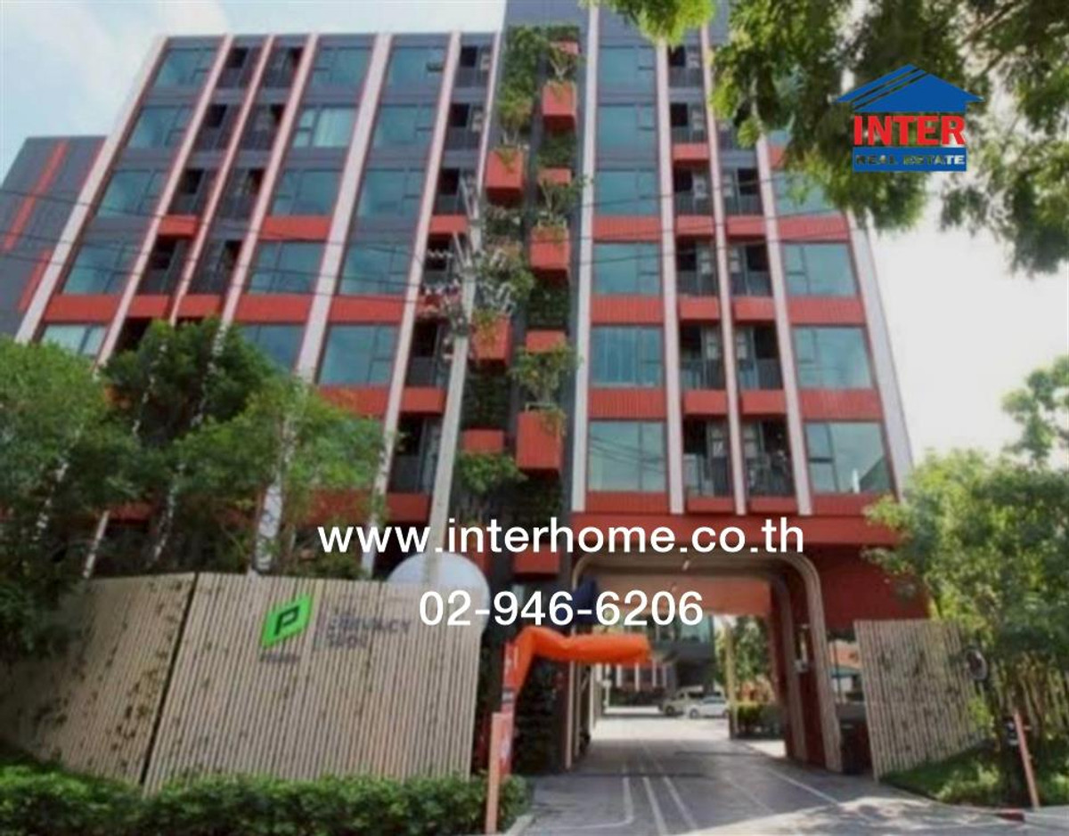 For SaleCondoOnnut, Udomsuk : Condominium 25.95 sq m. The Privacy Sukhumvit 101, near BTS Punnawithi, Soi Sukhumvit 101. (Soi Punnawithi 16) Sukhumvit Road, Soi Sukhumvit 101, Phra Khanong District, Bangkok