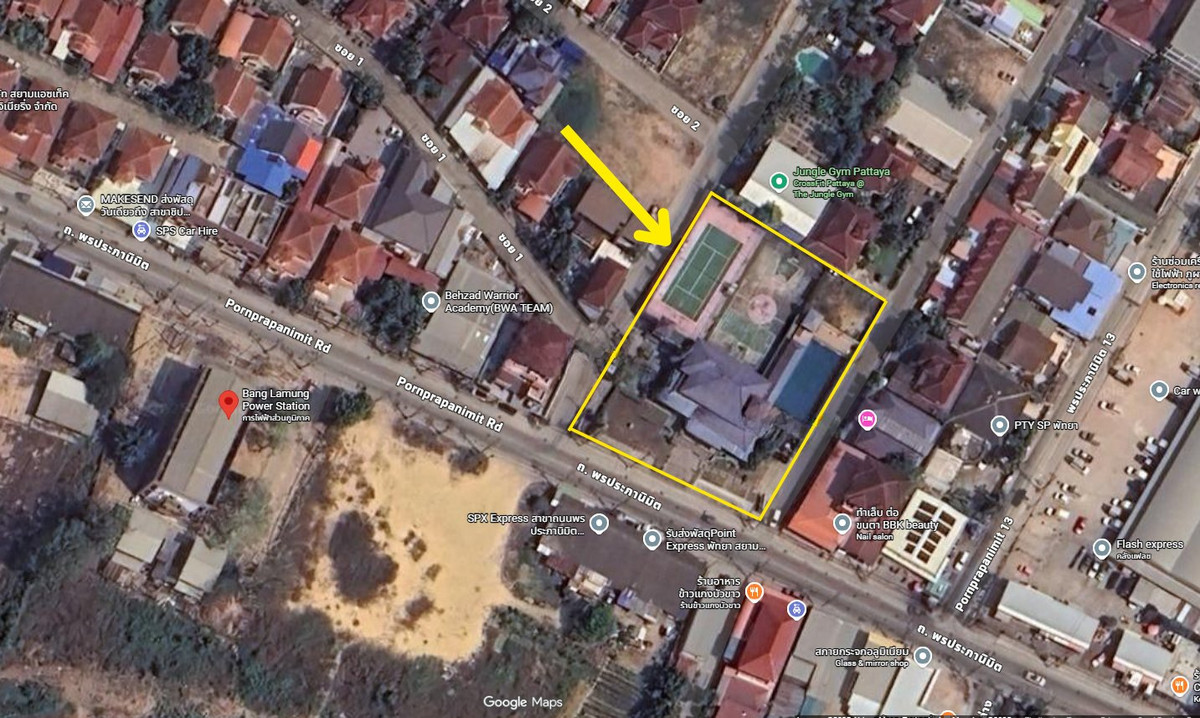 ขายที่ดินพัทยา บางแสน ชลบุรี สัตหีบ : ขายที่ดินพร้อมสิ่งปลูกสร้างเขตพัทยา หนองปรือ 