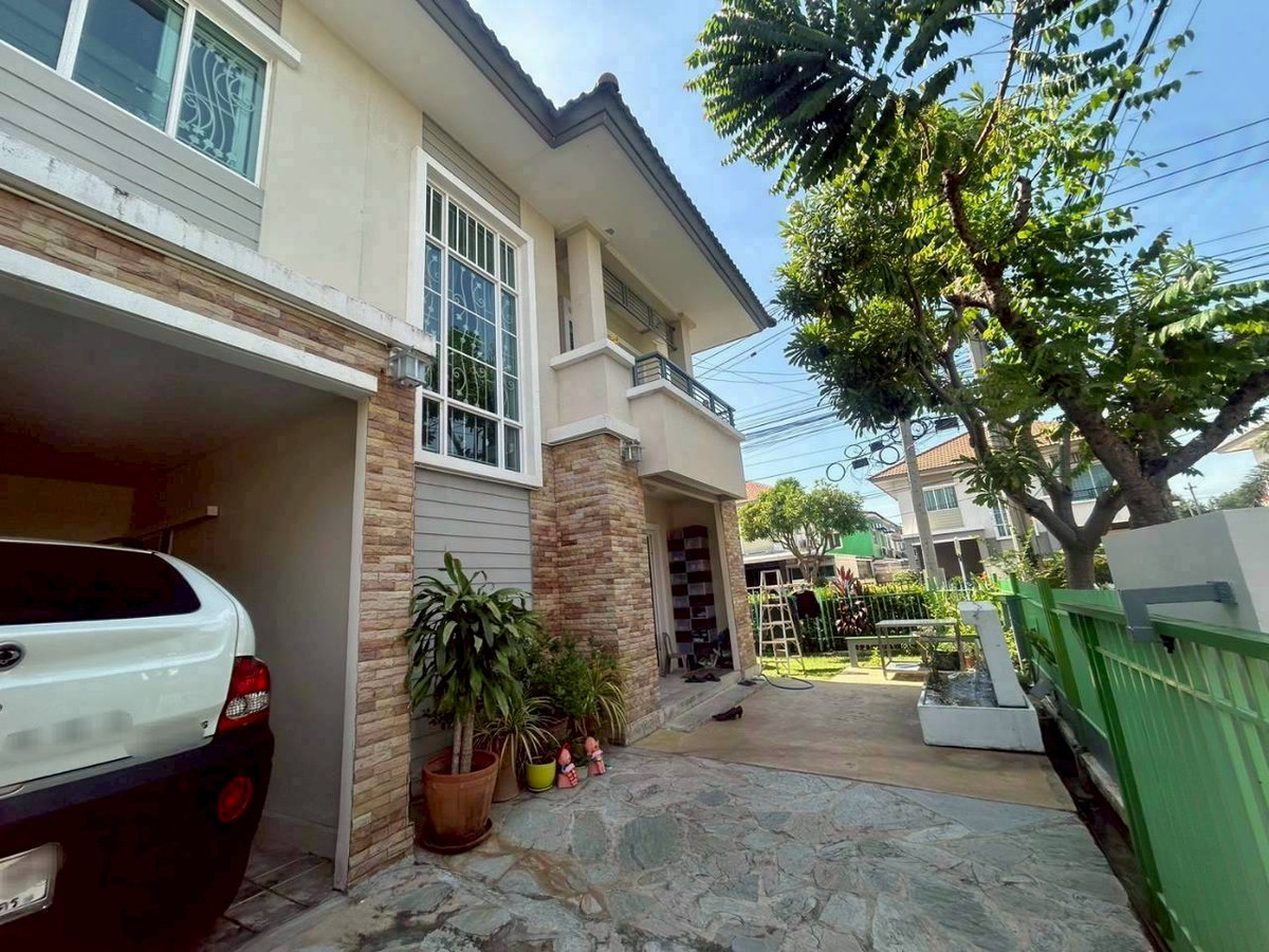 ขายบ้านนนทบุรี บางใหญ่ บางบัวทอง : บ้านเดี่ยวหลังมุม 60.2 ตรว. สภาพสวย ต่อเติมจัดเต็ม ใกล้เซ็นทรัลเวสเกต หมู่บ้าน พฤกษาวิลเลจ 31 เดอะซีซั่น (ซอยวัดลาดปลาดุก - บางบัวทอง)