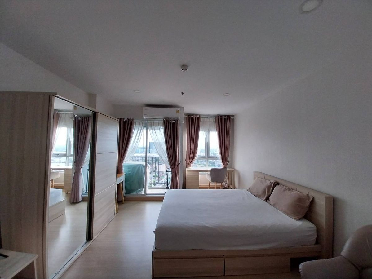 For RentCondoSamut Prakan,Samrong : PFD-07699 Supalai Veranda Sukhumvit 117 | Studio 29 sq.m. | High Floor (21st) | Near BTS Pu Chao