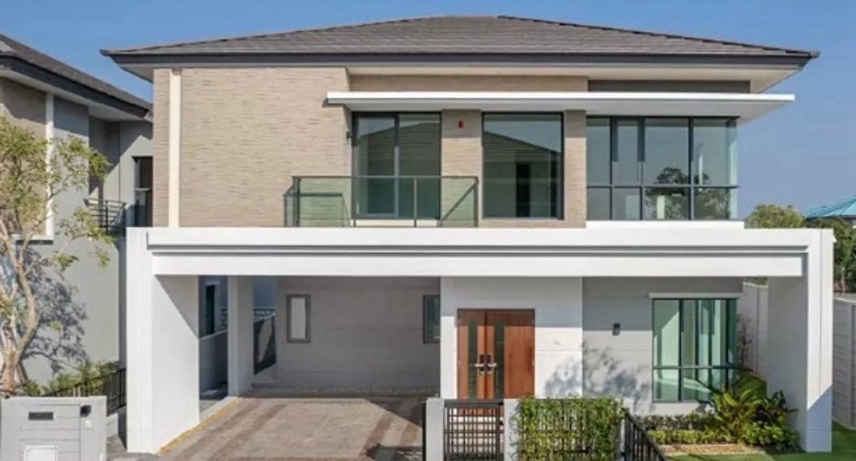 For SaleHouseMin Buri, Romklao : The owner sells it himself, The City Rama 9, Ramkhamhaeng.