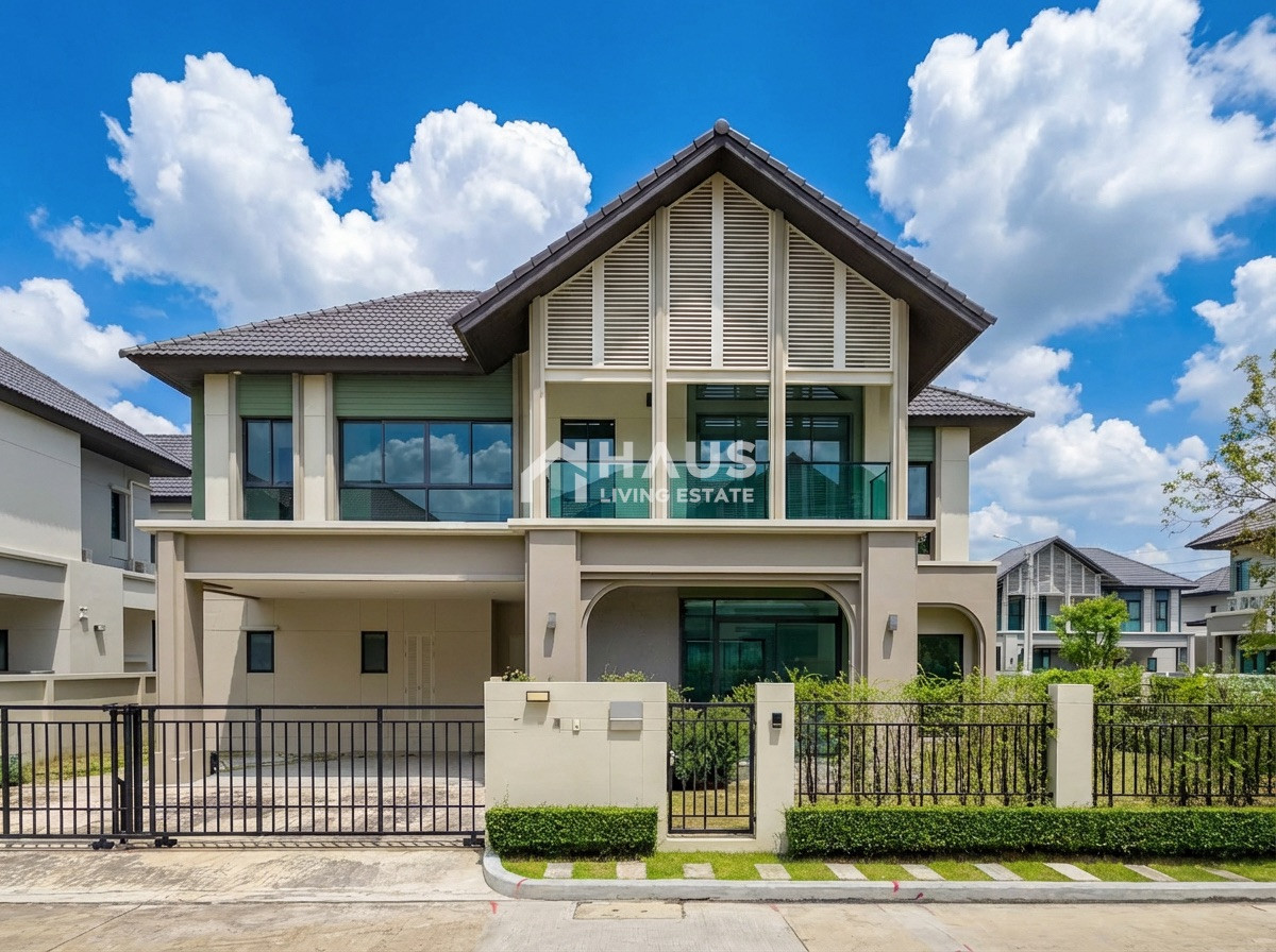 ขายบ้านนนทบุรี บางใหญ่ บางบัวทอง : บ้านแปลงมุมมือ 1 ไม่เคยเข้าอยู่ ยอมขายขาดทุนไม่เอากำไร🔥 ขายบ้านเดี่ยว บางกอก บูเลอวาร์ด เวสต์เกต 🔥 Bangkok Boulevard Westgate / 4 ห้องนอน #HBGY007