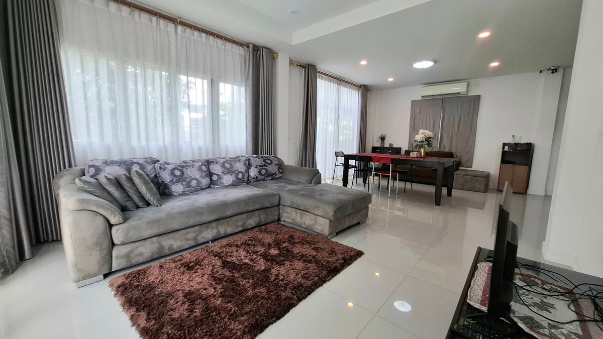 For RentHouseNonthaburi, Bang Yai, Bangbuathong : For rent, detached house, 3 bedrooms, 3 bathrooms, The Living Village 3, Soi Wat Lat Pla Duk, Nonthaburi, Bang Bua Thong.