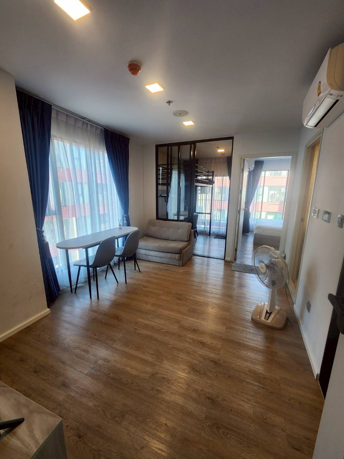 For RentCondoPathum Thani,Rangsit, Thammasat : 🏡 For rent Kave TU 2 bedrooms 13,000฿💖 ✨ Building D, 7th floor, corner room, pool view ✅️ Ready to move in