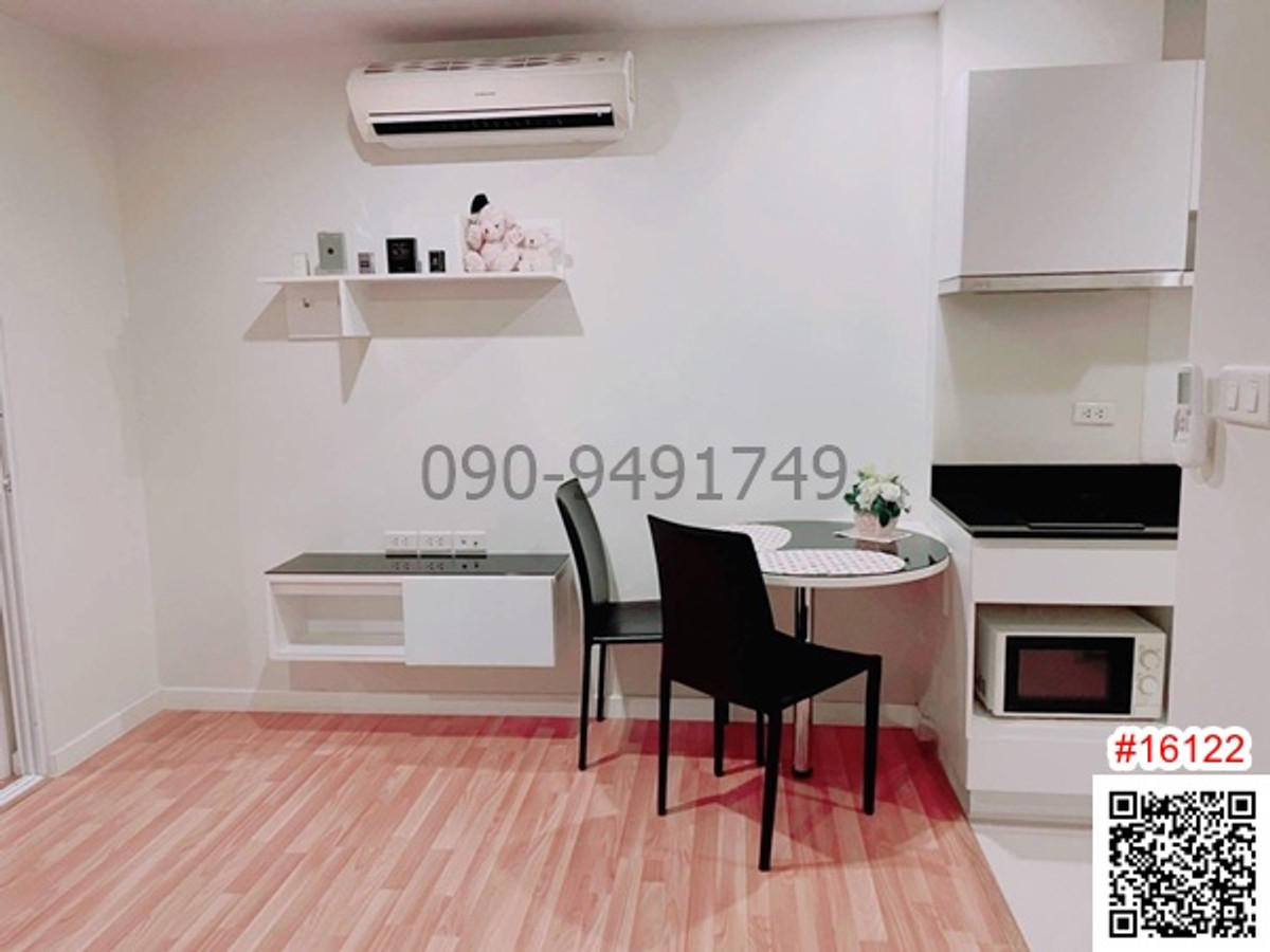 ให้เช่าคอนโดเลียบทางด่วนรามอินทรา : เช่า คอนโด WE CONDO Ekkamai-Ramindra ชั้น 7  ใกล้ ตลาดนัดเลียบด่วน