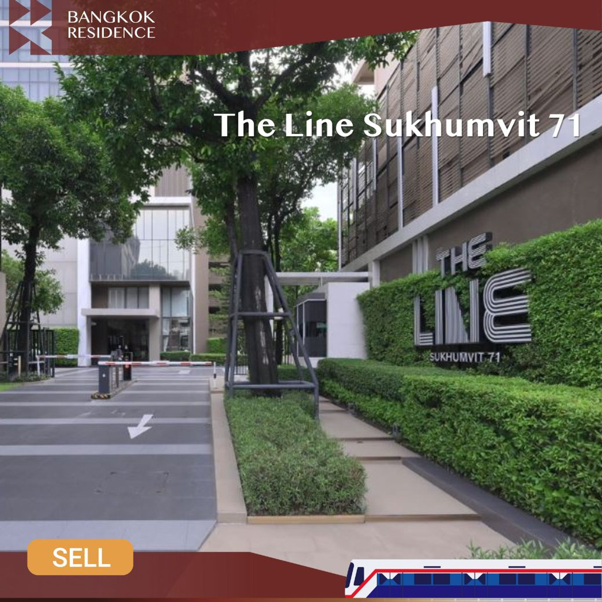 ขายคอนโดอ่อนนุช อุดมสุข : ❤️‍🔥ฮอตยูนิต ทั้งอยู่เองและลงทุน ❤️‍🔥 The Line Sukhumvit 71 ใกล้ BTS พระโขนง
