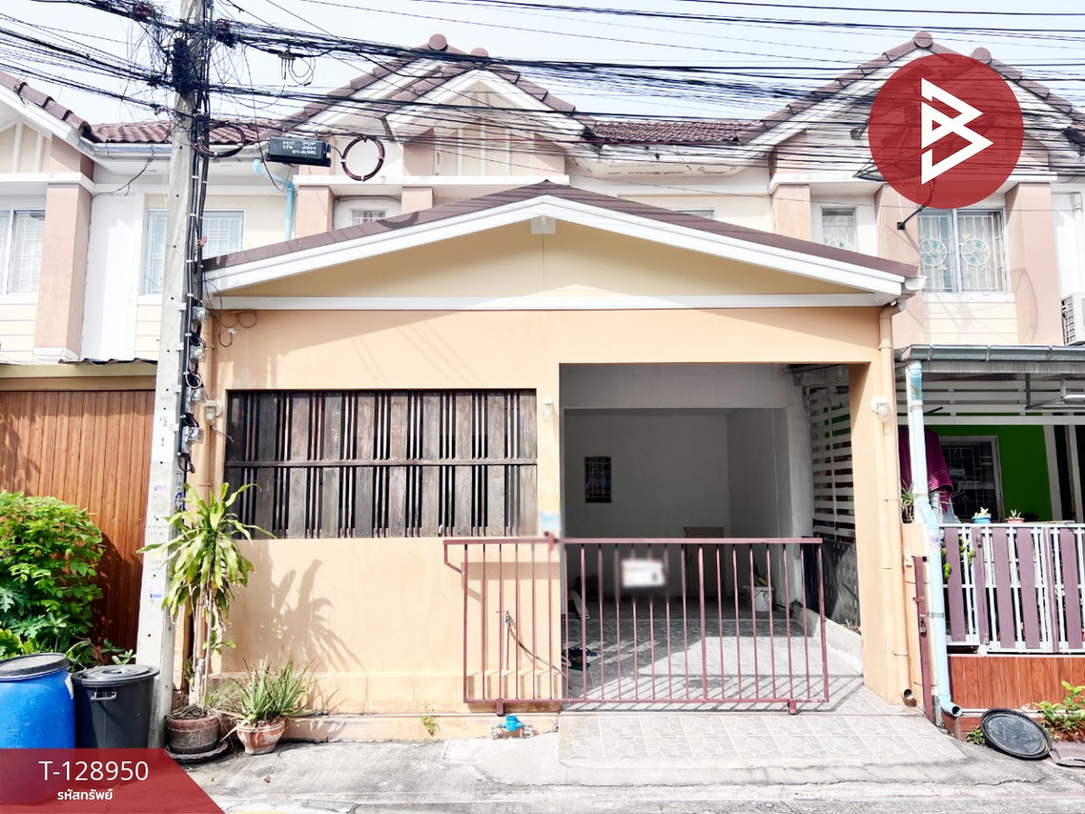 For SaleTownhomeSamut Prakan,Samrong : Townhouse for sale Pruksa Village 56 Suksawat-Wongwaen Phra Samut Chedi, Samut Prakan