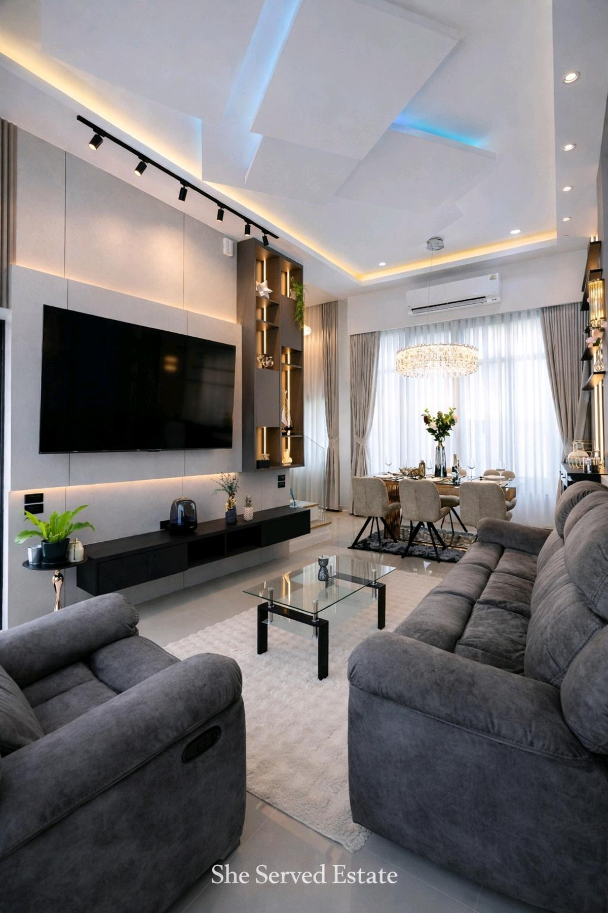 For RentChaengwatana, Muangthong : 🔸Baan Klang Muang THE EDITION Prachachuen-Ngamwongwan🔸Land 60 sq m. • Usable area 160 sq m.• 2 bedrooms, 3 bathrooms • Parking for 2 cars