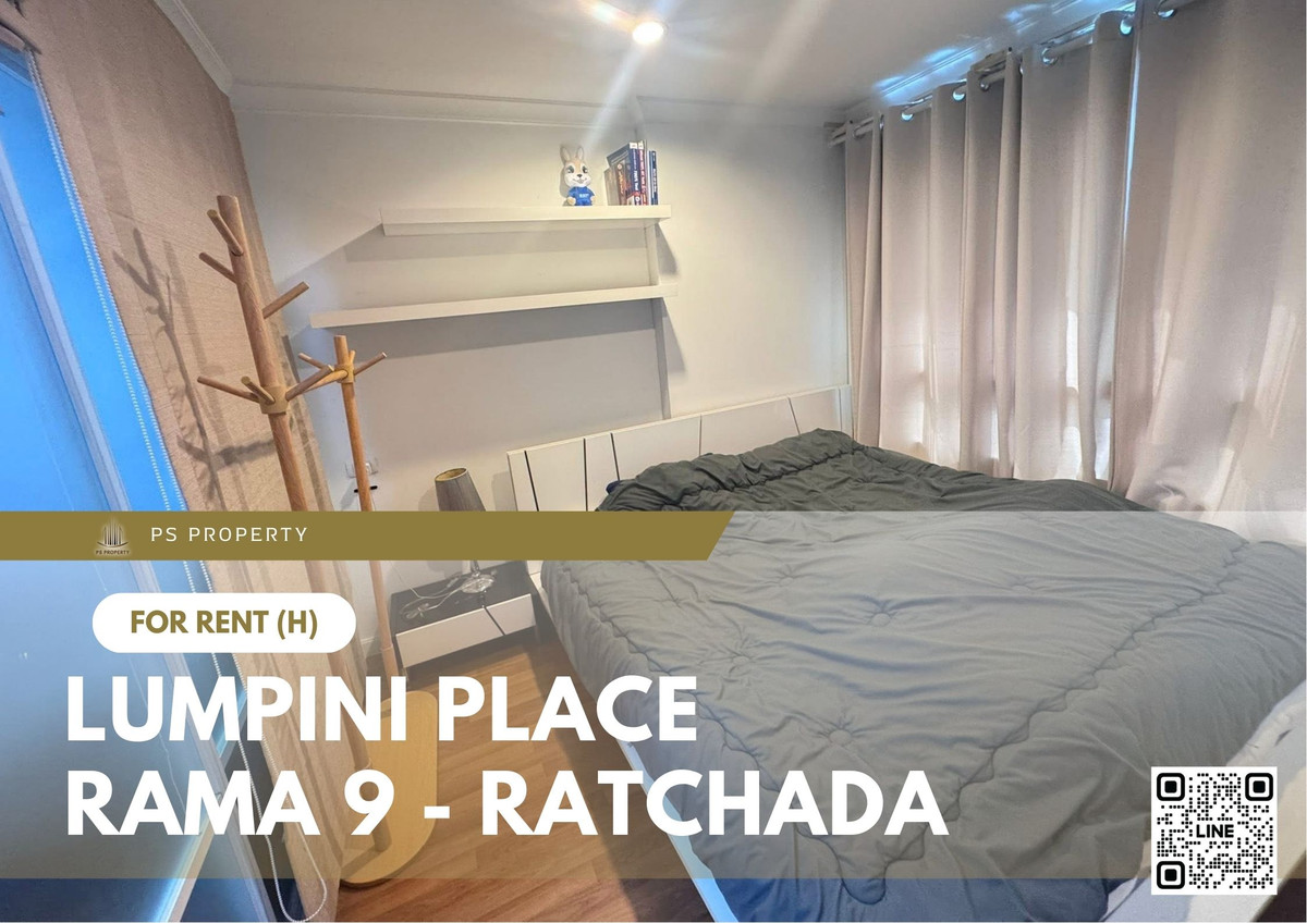 For RentCondoRama9, Petchburi, RCA : For Rent ✨ Lumpini Place Rama 9 - Ratchada ✨ Fully furnished with appliances. Near MRT Rama 9.