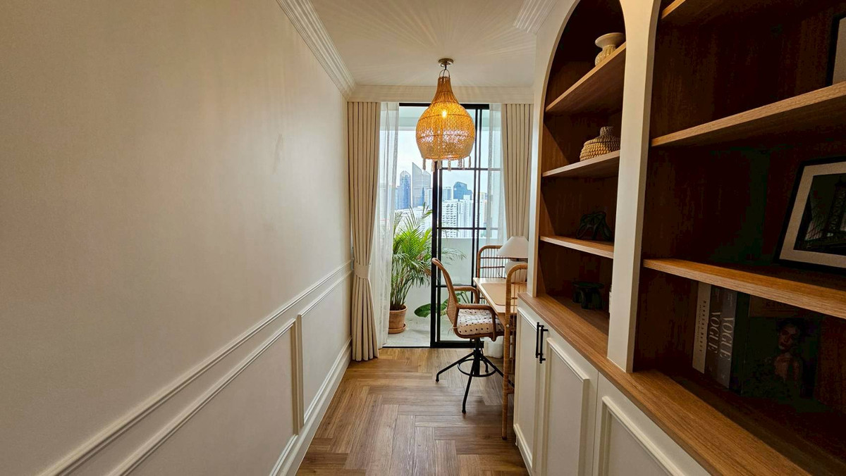 For RentCondoSukhumvit, Asoke, Thonglor : 🔥🔥Ready to rent Jan 15 2026~🔥🔥 Beautifully decorated, 3 bedrooms / high floor DS TOWER 2