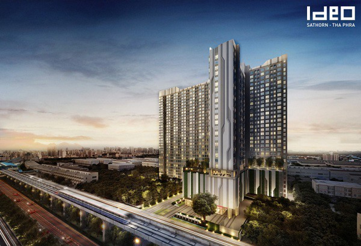 CondoThaphra, Talat Phlu, Wutthakat : Condo for sale or rent, Ideo Sathorn-Tha Phra, 12th floor, corner room, near BTS Pho Nimit.