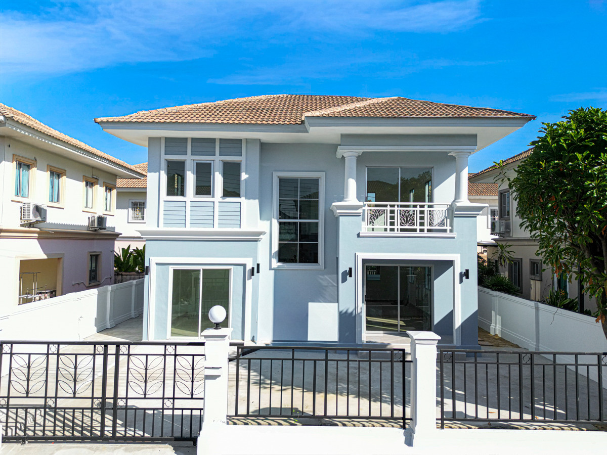 For SaleHouseNonthaburi, Bang Yai, Bangbuathong : Single house Pruksa Village 5 Wongwaen - Rattanathibet, newly renovated, ready to move in.