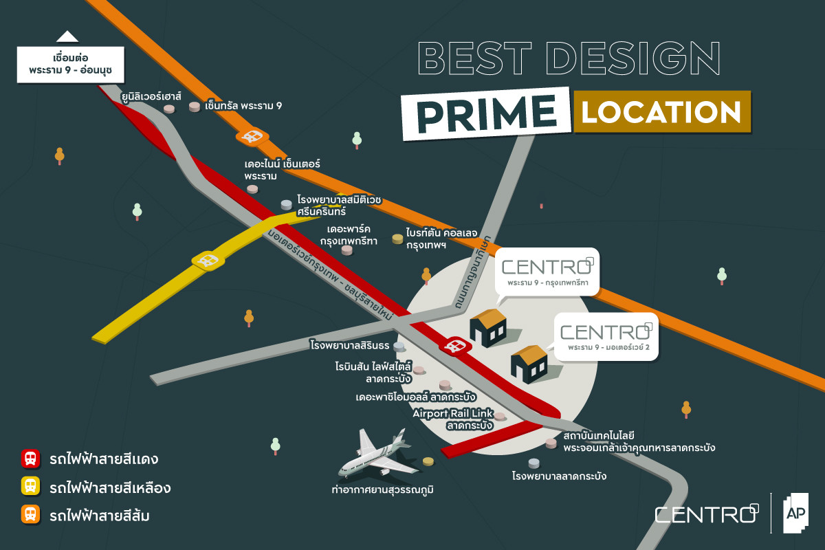 ขายบ้านพระราม 9 เพชรบุรีตัดใหม่ RCA : จัดโปร!! แปรงถูกสุดในโครงการ ติดมอเตอร์เวย์* เดินทางง่าย เข้า - ออกเมืองสะดวก 🚩 เพียง 5 นาทีถึง Airport Link ลาดกระบัง* บ้านเดี่ยว Modern Minimal CENTRO พระราม 9-มอเตอร์เวย์ 2