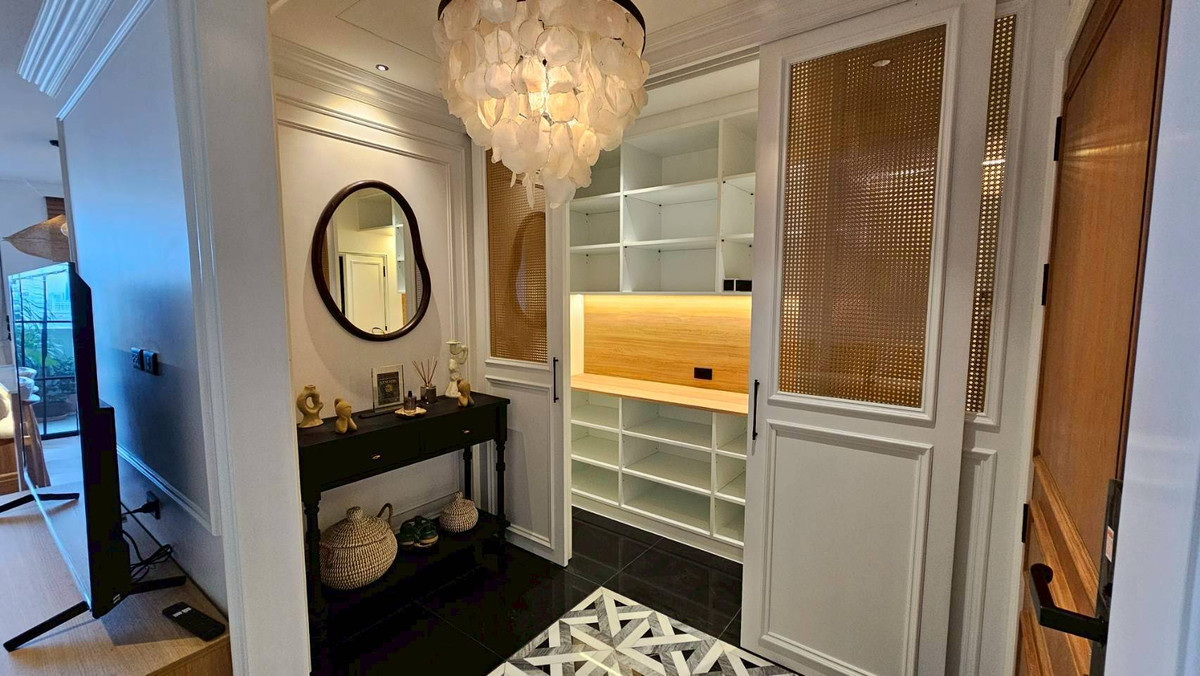 For RentCondoSukhumvit, Asoke, Thonglor : 🔥🔥Ready to rent Jan 15 2026~🔥🔥 Beautifully decorated, 3 bedrooms / high floor DS TOWER 2