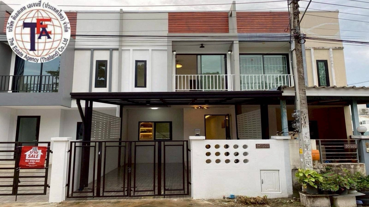 ขายทาวน์โฮมวิภาวดี ดอนเมือง หลักสี่ : ทาวน์เฮ้าส์ 2 ชั้น หมู่บ้านเมอริทเเกรนด์ 
เทิดราชัน ดอนเมือง ฟรีเฟอร์ ถนนกว้าง พร้อมอยู่🔥