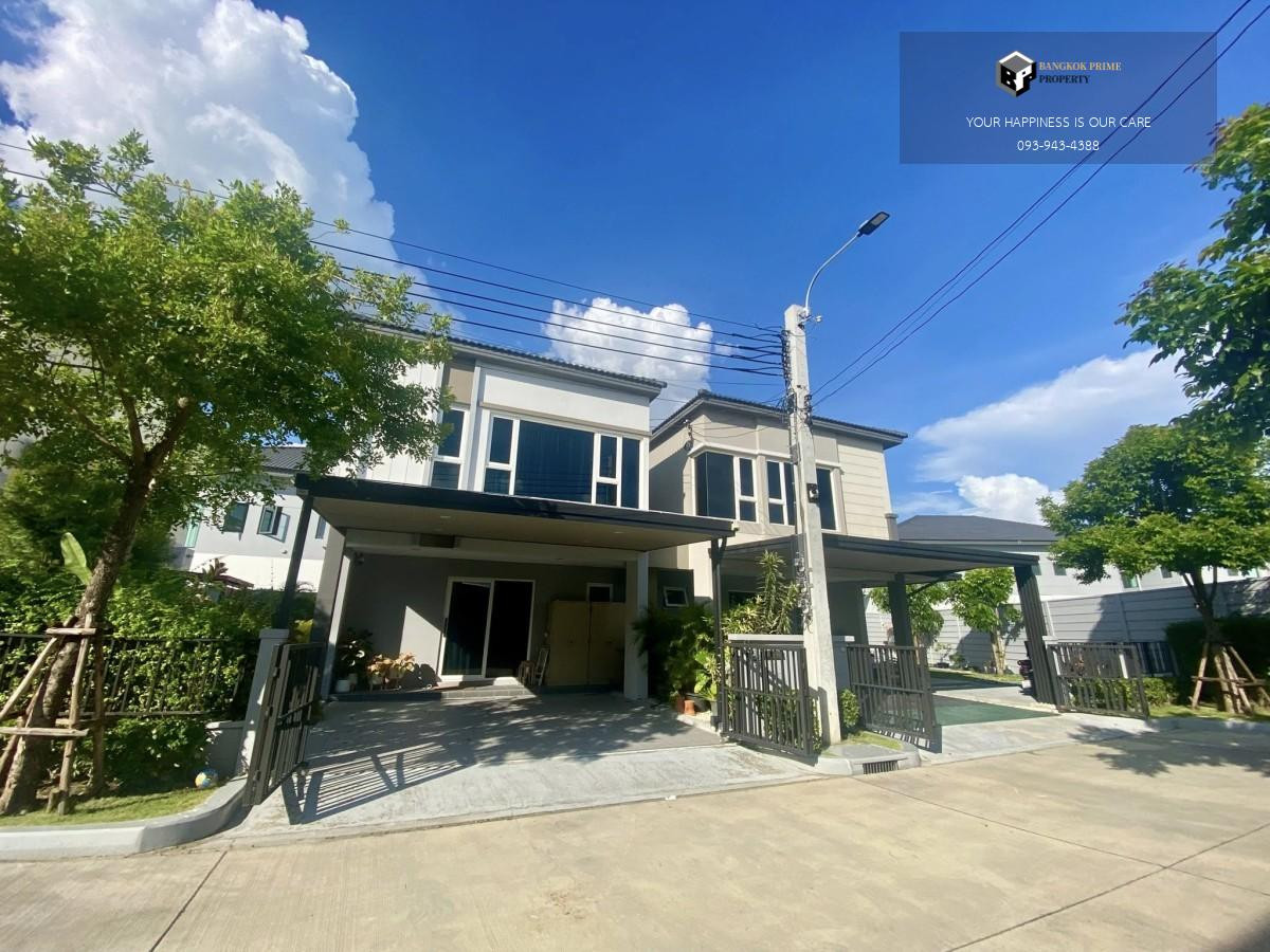 For RentHouseBangna, Bearing, Lasalle : Grande Pleno Mega Bangna | Beautiful house, ready to move in. Very good location in Mega Bangna zone. #2025121313441