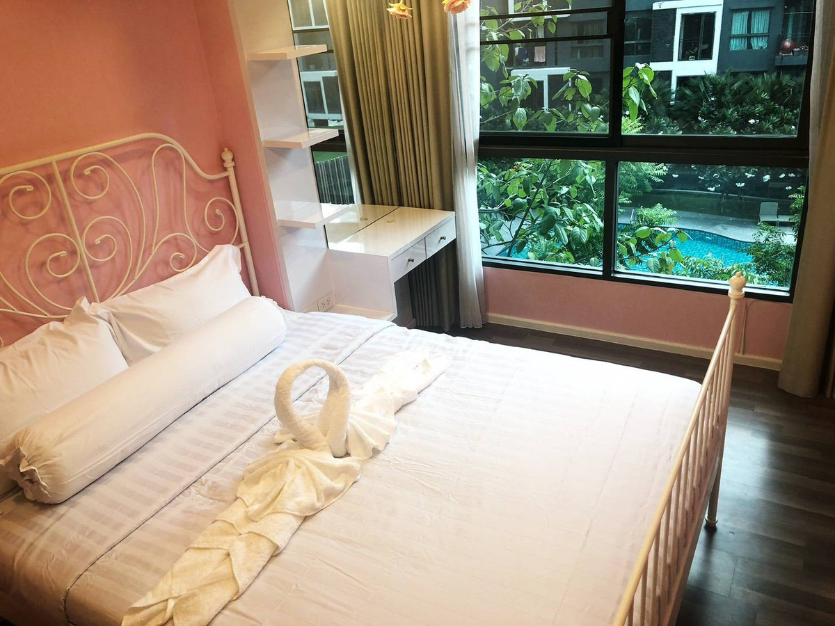 For RentCondoRamkhamhaeng, Hua Mak : [[For rent]] Condo 📌📌 2 bedrooms, swimming pool view Near The Mall Bangkapi Condo Living Nest Ramkhamhaeng 🌲⚡