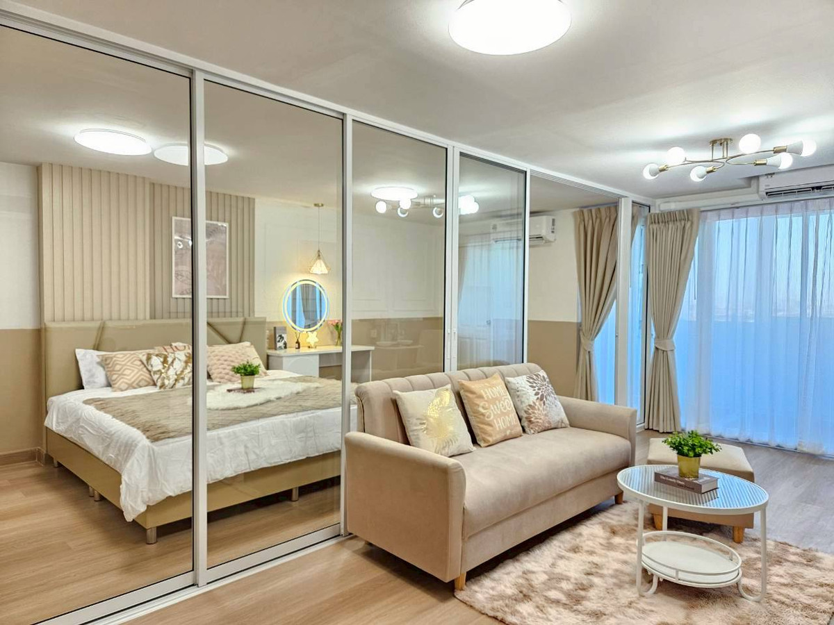 ขายคอนโดลาดพร้าว เซ็นทรัลลาดพร้าว : ทั้งตึกมีห้องเดียว สวยสุด ทำใหม่ทั้งห้อง ห้องใหญ่ 47 ตร.ม. พร้อมอยู่ จิตราภาเพลส นัดดูห้อง 0925141987