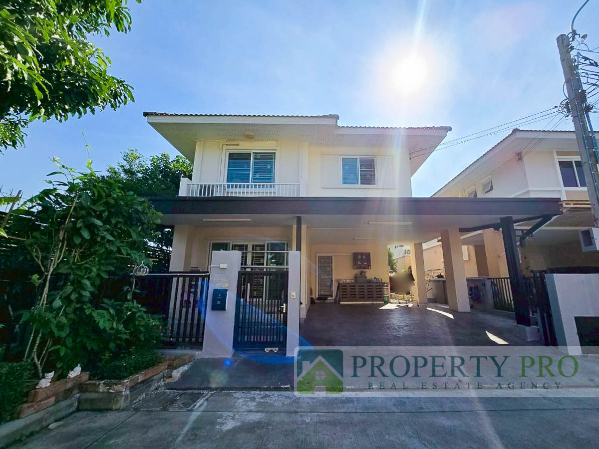 ขายบ้านลาดกระบัง สุวรรณภูมิ : ขาย บ้าน กรองทอง ทรอปิคอล เฉลิมพระเกียรติ ร.9 บ้านเดี่ยว 2 ชั้น 4 ห้องนอน 56 ตรว 200 ตรม หลังริม สภาพดีมาก มีส่วนต่อเติม ใกล้ ประเวศ อ่อนนุช ศรีนครินทร์ สวนหลวง ลาดกระบัง : MJ25S-008