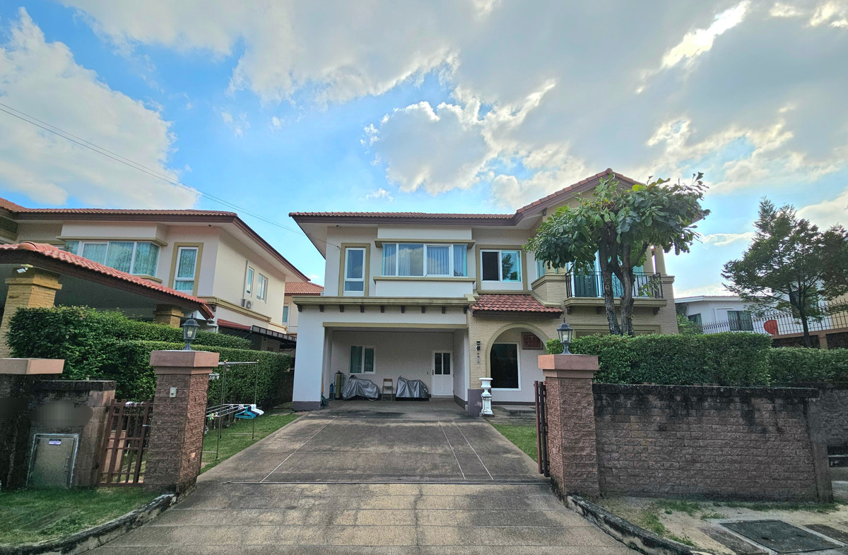 For SaleHouseNawamin, Ramindra : Laddarom Village for sale Watcharaphon-Rattanakosin, size 81.3 sq m., ready to move in.