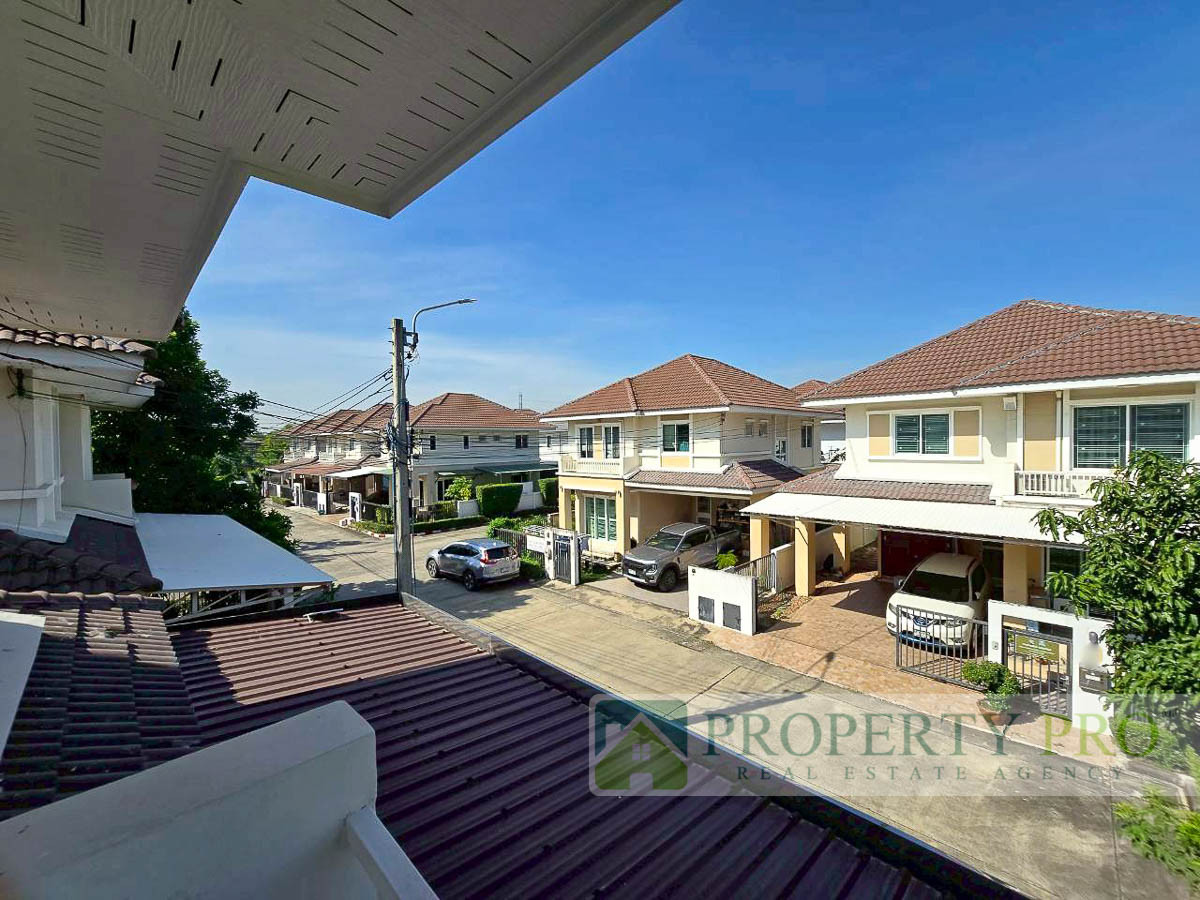 ขายบ้านลาดกระบัง สุวรรณภูมิ : ขาย บ้าน กรองทอง ทรอปิคอล เฉลิมพระเกียรติ ร.9 บ้านเดี่ยว 2 ชั้น 4 ห้องนอน 56 ตรว 200 ตรม หลังริม สภาพดีมาก มีส่วนต่อเติม ใกล้ ประเวศ อ่อนนุช ศรีนครินทร์ สวนหลวง ลาดกระบัง : MJ25S-008