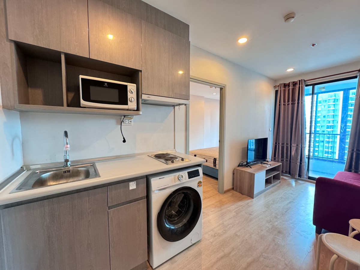 ให้เช่าคอนโดท่าพระ ตลาดพลู วุฒากาศ : ว่างพร้อมให้เช่า 1 ห้องนอน ใกล้ bts โพนิมิตร,  Ideo Sathorn Thapra เฟอนิเจ้อครบ