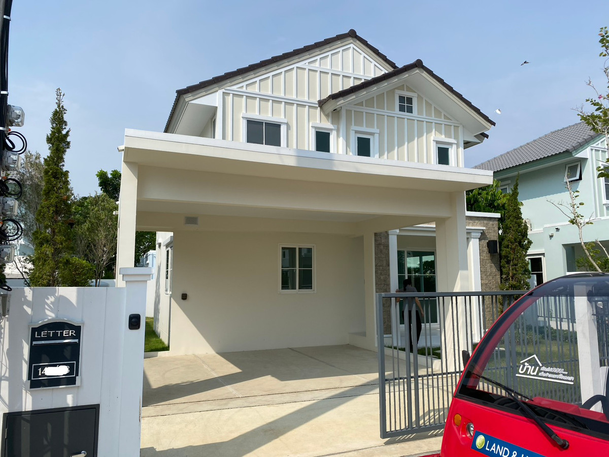 ให้เช่าบ้านพัฒนาการ ศรีนครินทร์ : ให้เช่า บ้าน Villaggio ศรีนครินทร์ บ้านเดี่ยว 2 ชั้น 3 ห้องนอน 50 ตรว 138 ตรม เฟอร์นิเจอร์ เครื่องใช้ไฟฟ้าครบ ใกล้ เทพารักษ์ แพรกษา กาญจนาภิเษก : MJ25R-025