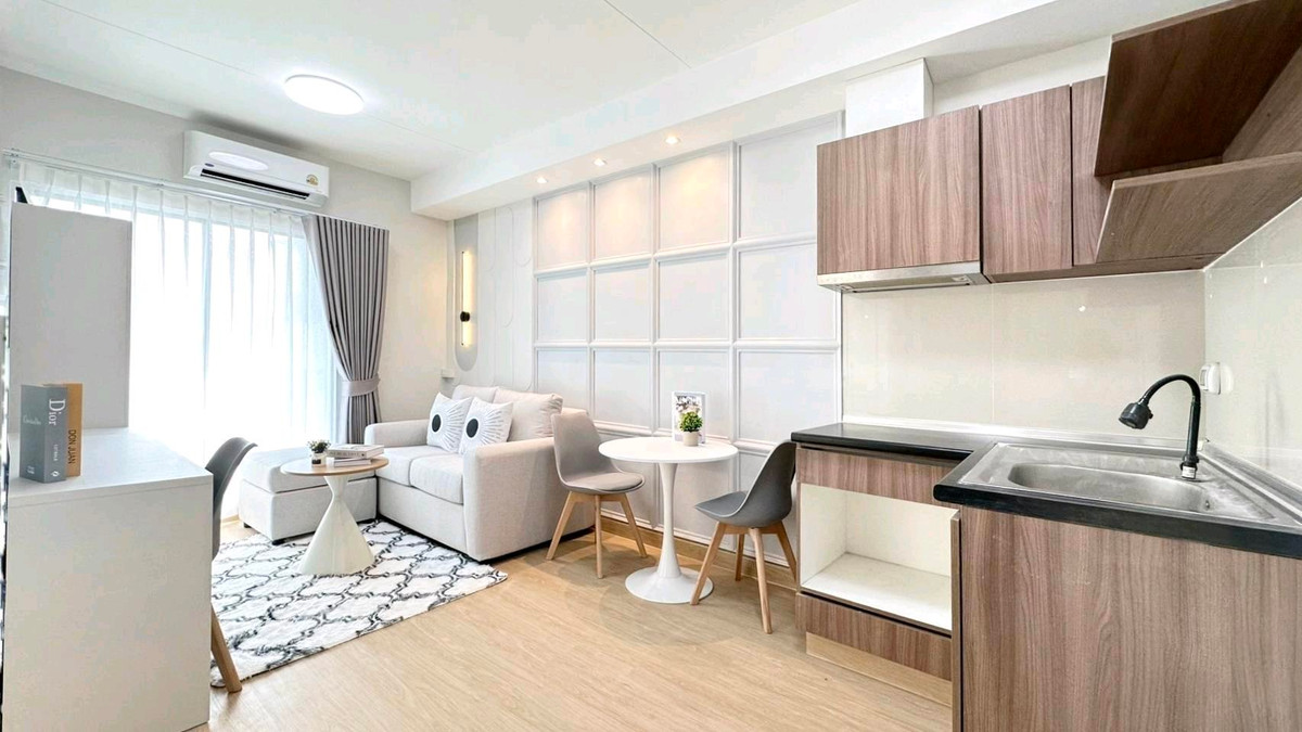 For SaleCondoRatchadapisek, Huaikwang, Suttisan : 🏡Condo ready to move in in the heart of Ratchada, convenient location, near the BTS🚅🌳624Condolette🌳✨️624Condolette✨️