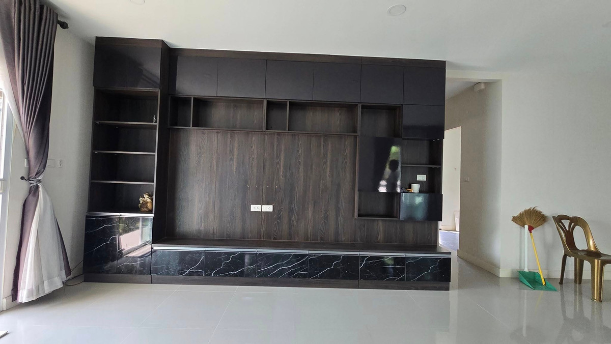 For SaleHousePathum Thani,Rangsit, Thammasat : 2-story detached house for sale, Perfect Park Village. Ratchaphruek-Pathum Thani, corner house, area 50.2 square meters, 3 bedrooms, 3 bathrooms, living room / reception.