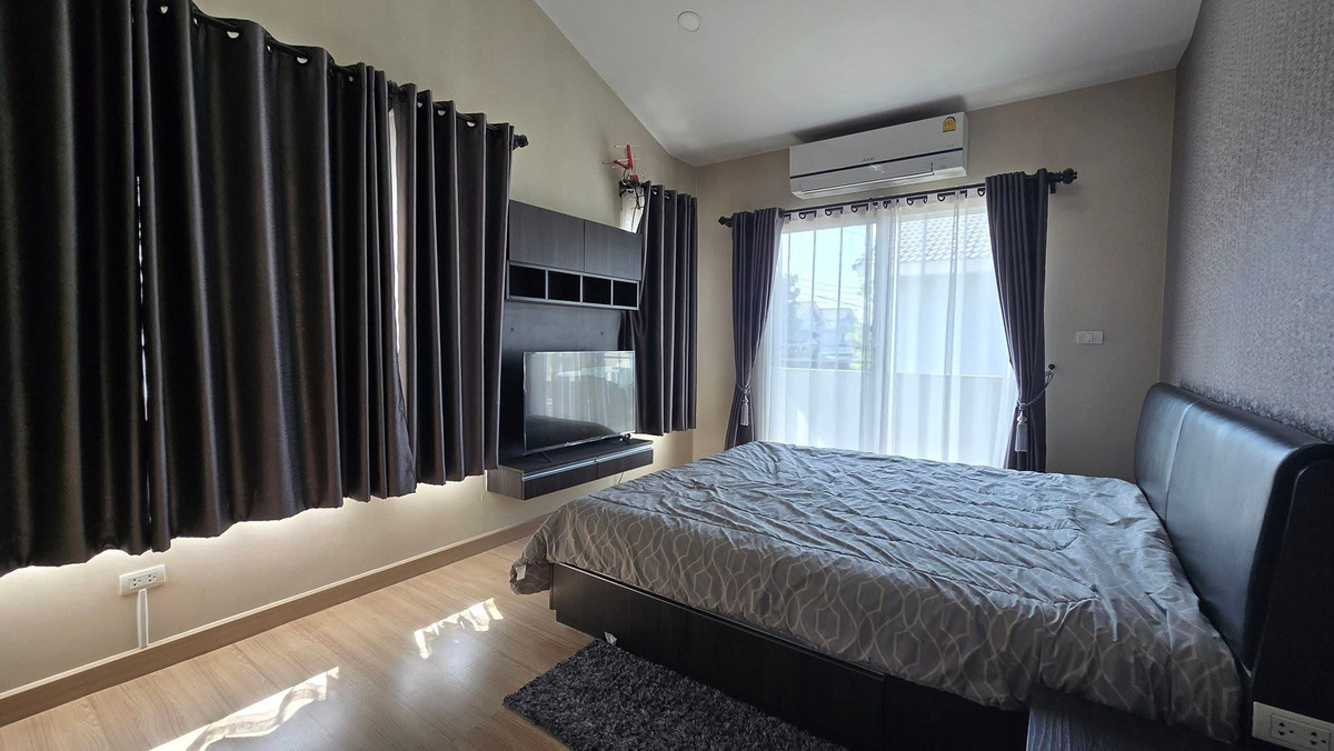 For SaleHousePathum Thani,Rangsit, Thammasat : 2-story detached house for sale, Perfect Park Village. Ratchaphruek-Pathum Thani, corner house, area 50.2 square meters, 3 bedrooms, 3 bathrooms, living room / reception.